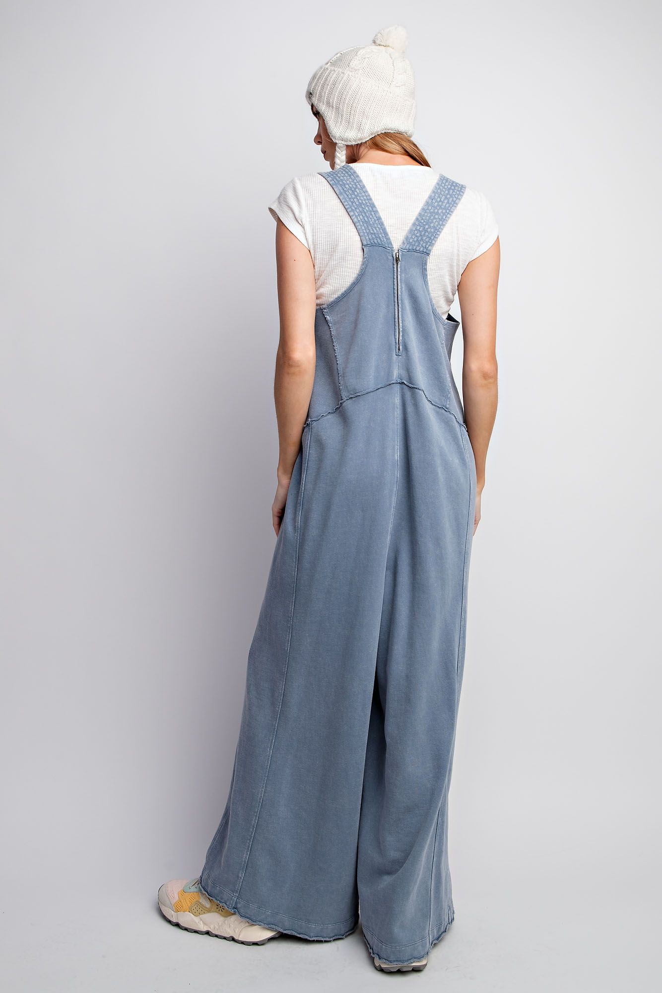 Easel Denim TERRY KNIT JUMPSUIT