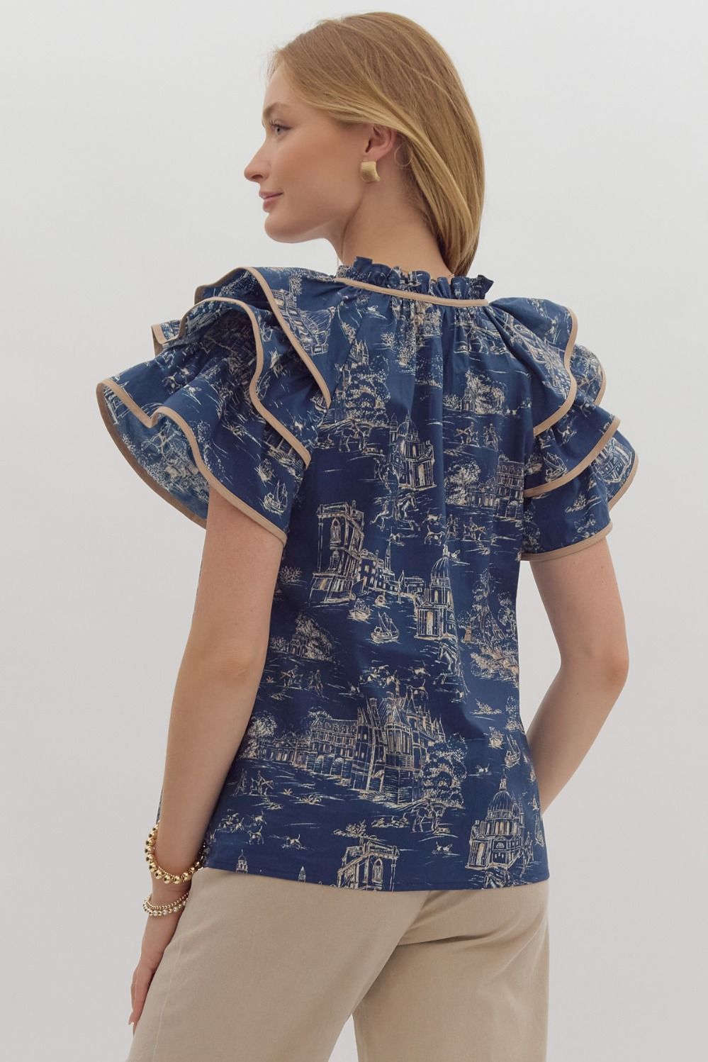 French Ruffle Top