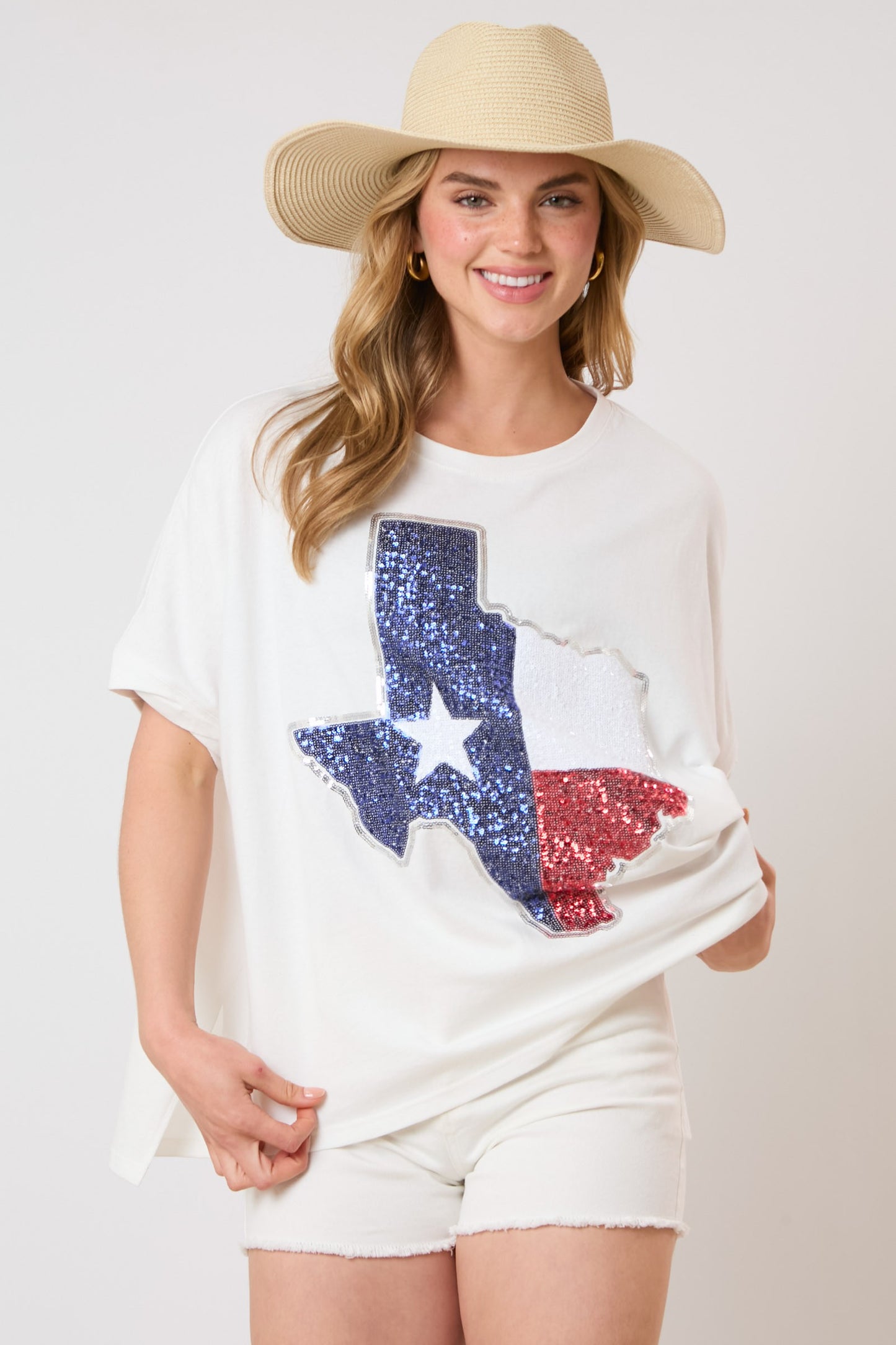Texas Flag Short Sleeve Top