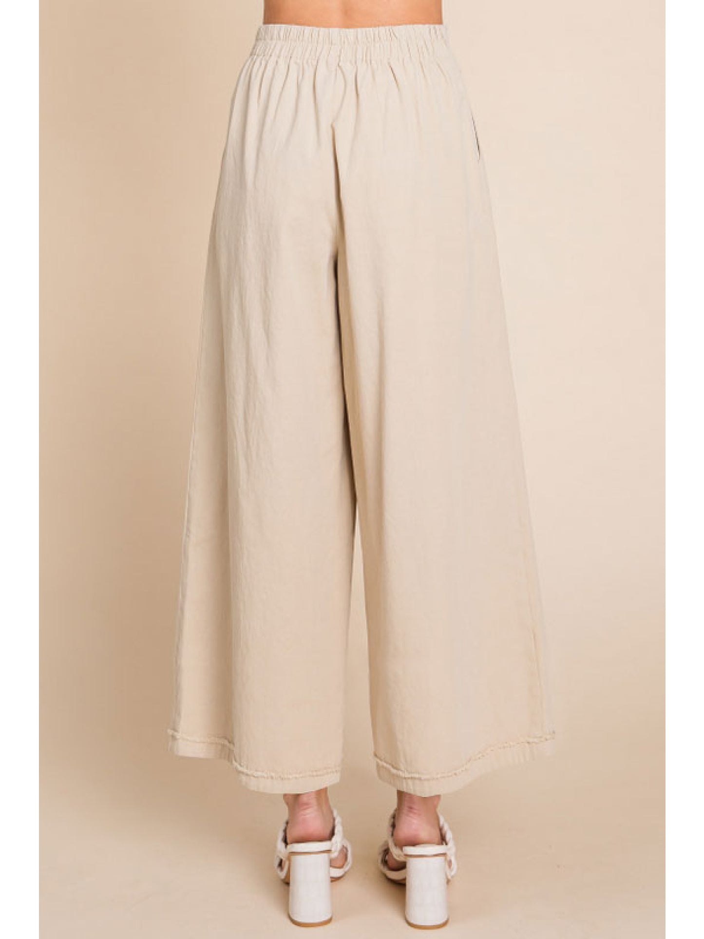 The Go To Wide Leg Pants Khaki