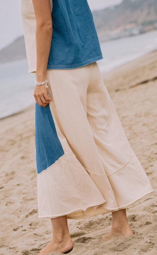 The Washed French Terry Denim Mixed Set