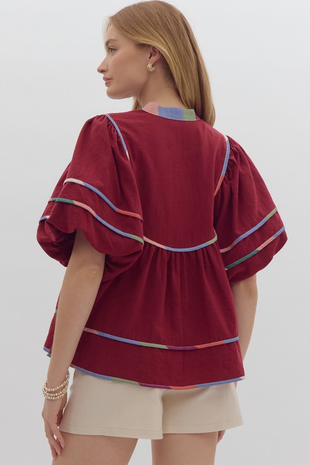 Brooklyn Color Block Top