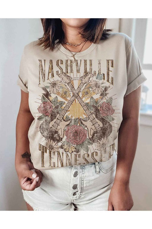 NASHVILLE TENNESSEE T-SHIRT PLUS SIZE