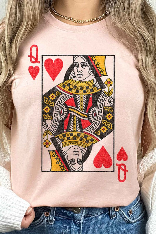 QUEEN OF HEARTS TEE PLUS SIZE