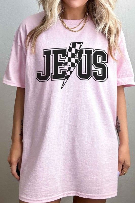 JESUS LIGHTNING OVERSIZED TEE