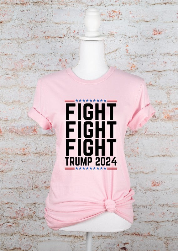 Fight Fight Fight Trump 2024 Softstyle Graphic