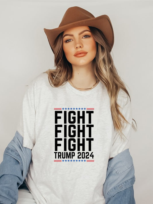 Fight Fight Fight Trump 2024 Softstyle Graphic