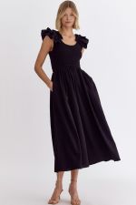 Classic Black Sleeveless Dress