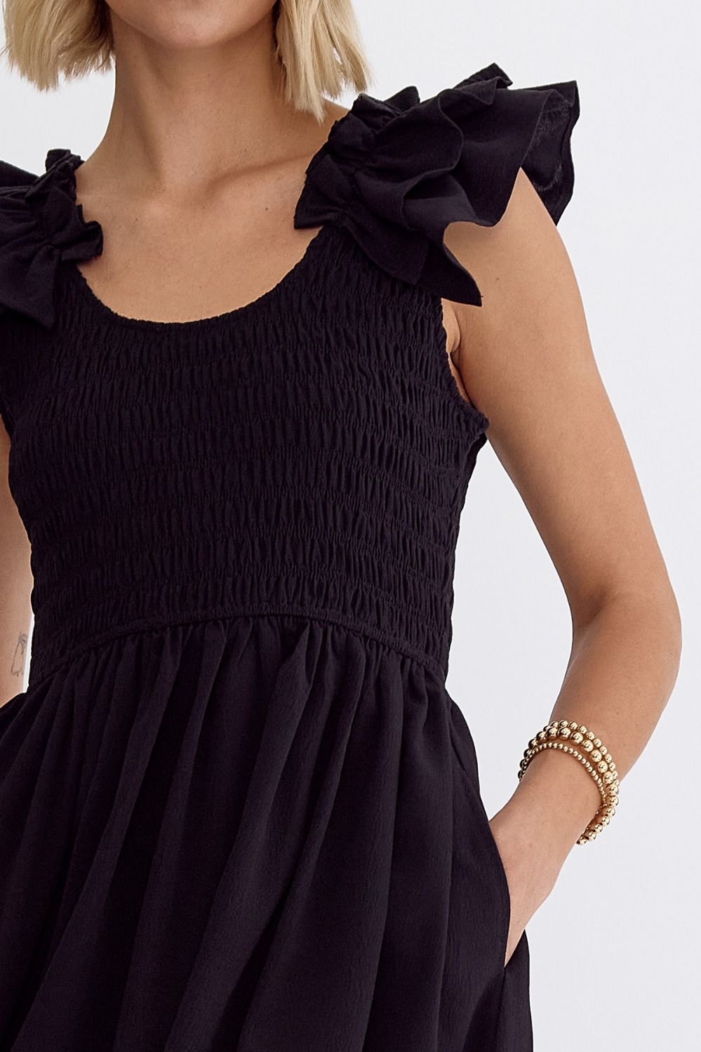 Classic Black Sleeveless Dress