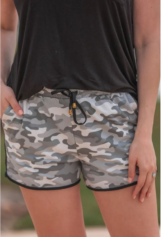 Codie Camo Drawstring Everyday Shorts