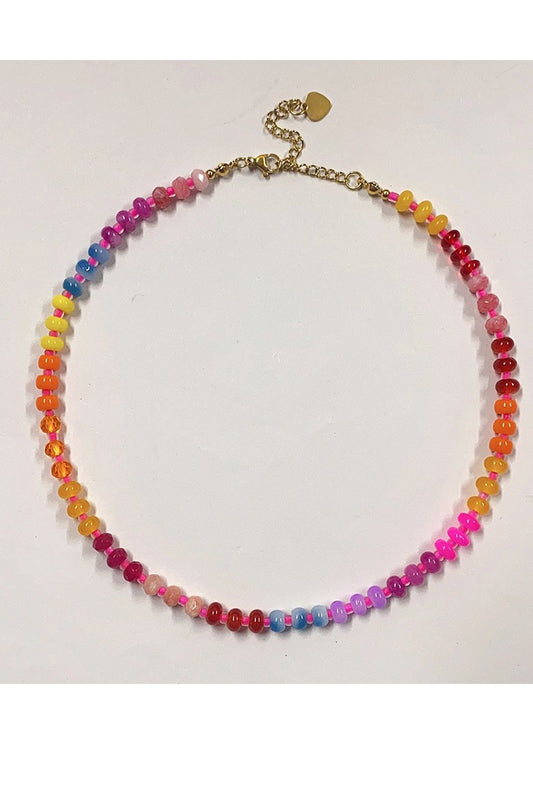 Colorful Color Block Necklace 2