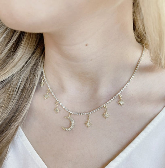 Constellation Necklace Gold