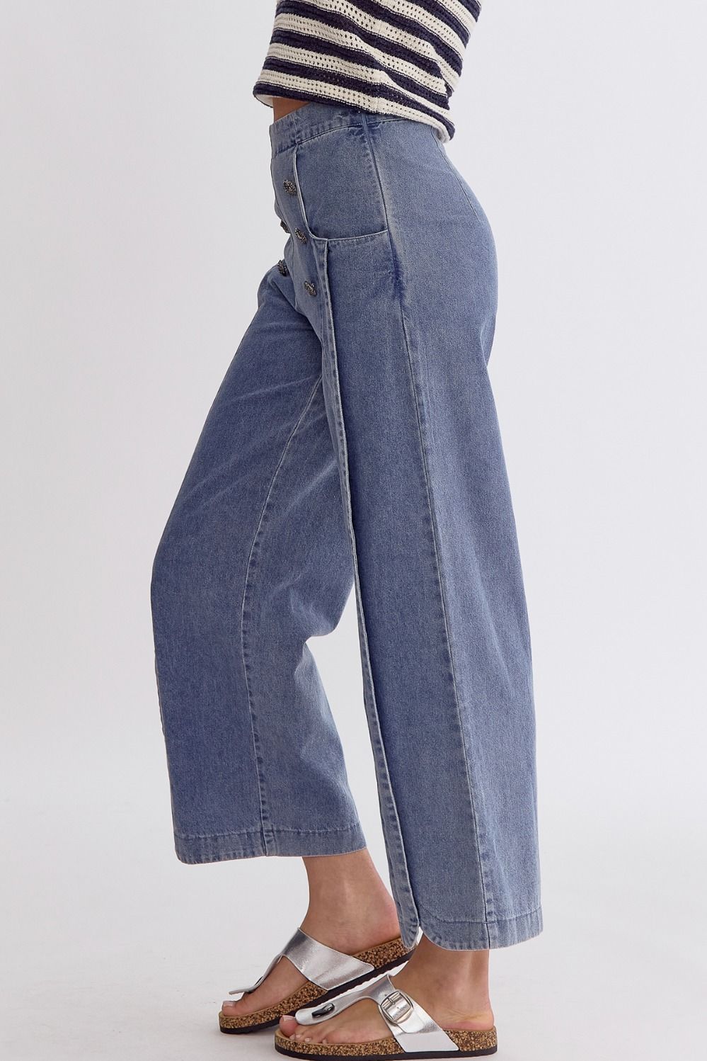 The Sailor High Waisted Denim Pants