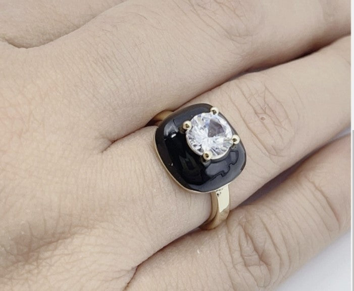 Emily Black Ring