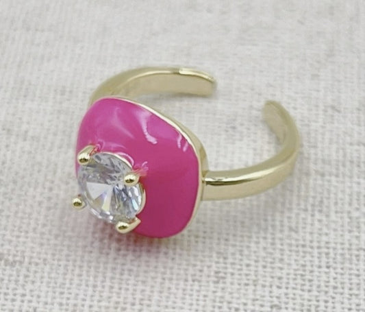 Emily Hot Pink Ring