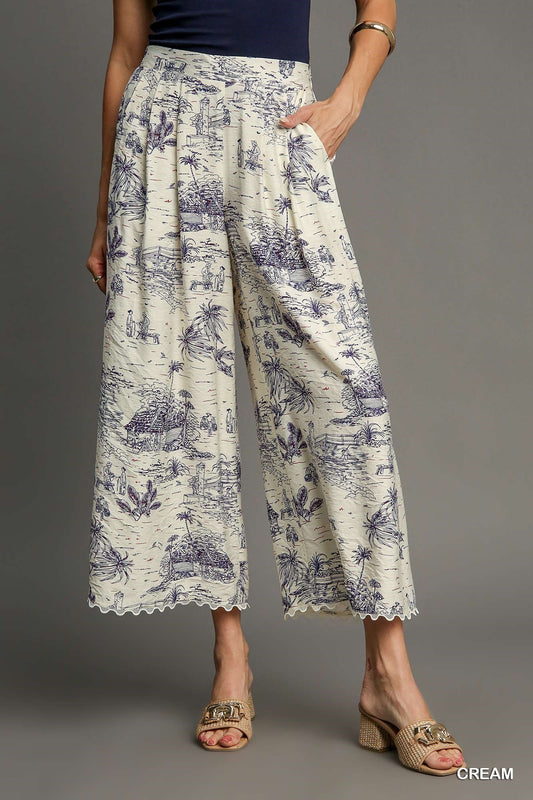 Lauren Landscape Wide Leg Pants
