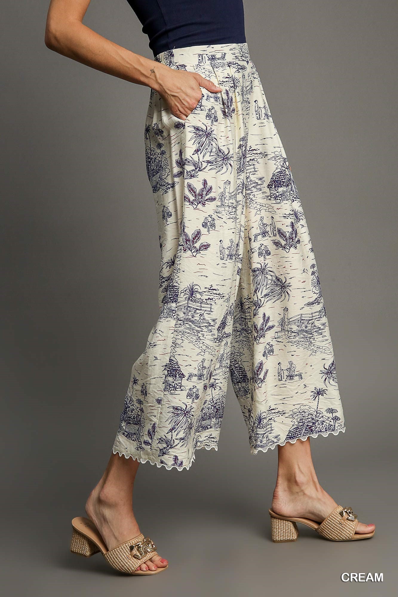 Lauren Landscape Wide Leg Pants