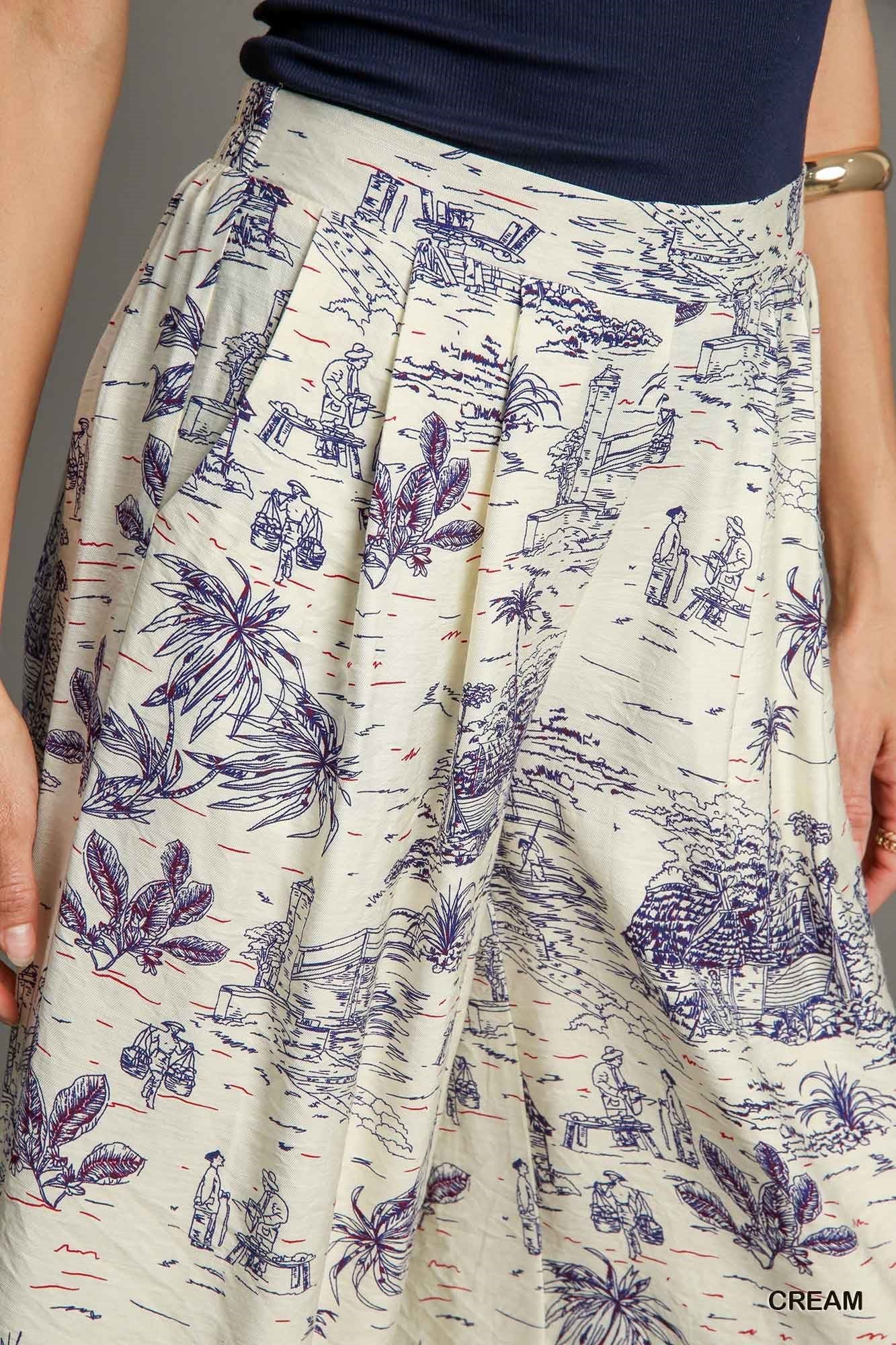 Lauren Landscape Wide Leg Pants