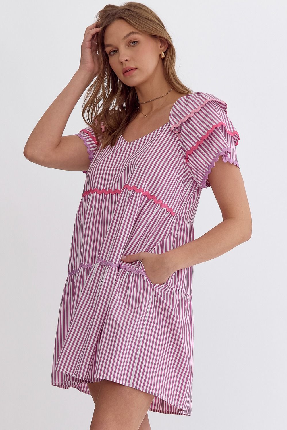 Lilac Dreams Ric Rac Dress