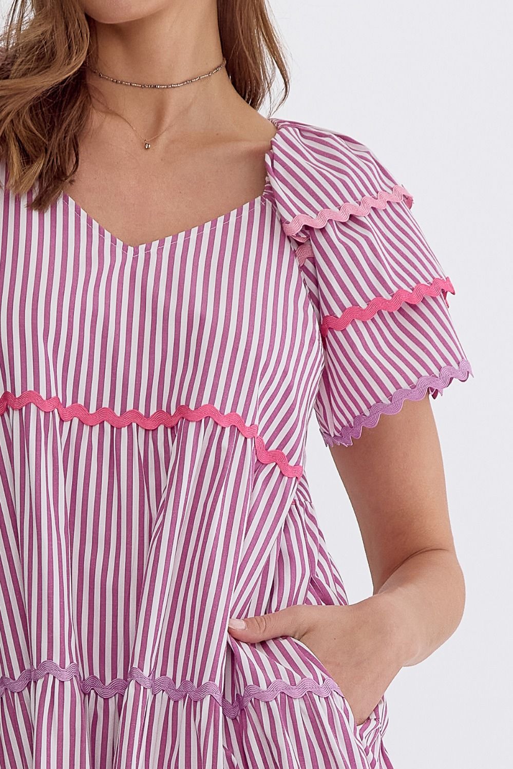 Lilac Dreams Ric Rac Dress