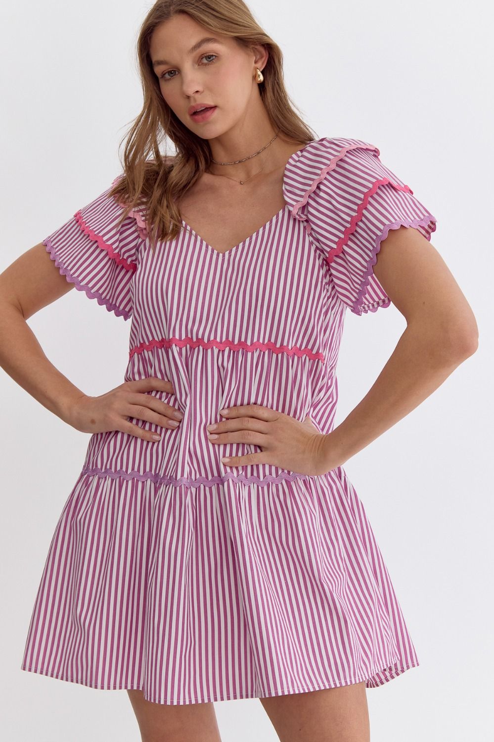 Lilac Dreams Ric Rac Dress