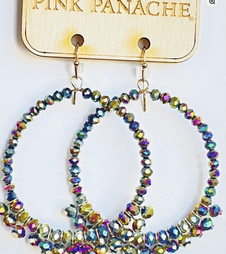 MULTI-COLOR CIRCLE EARRING