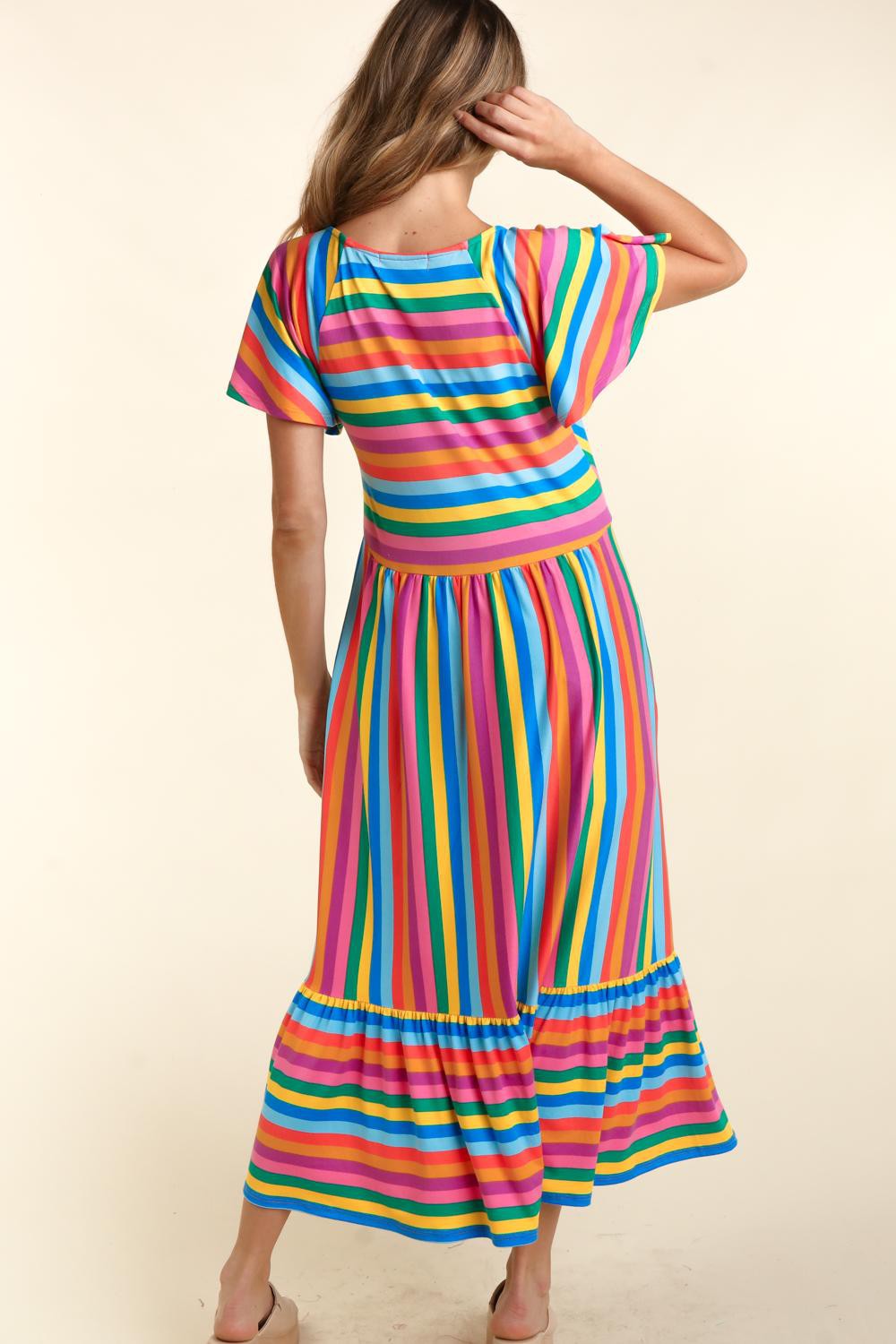 Punky MULTICOLOR STRIPE DRESS