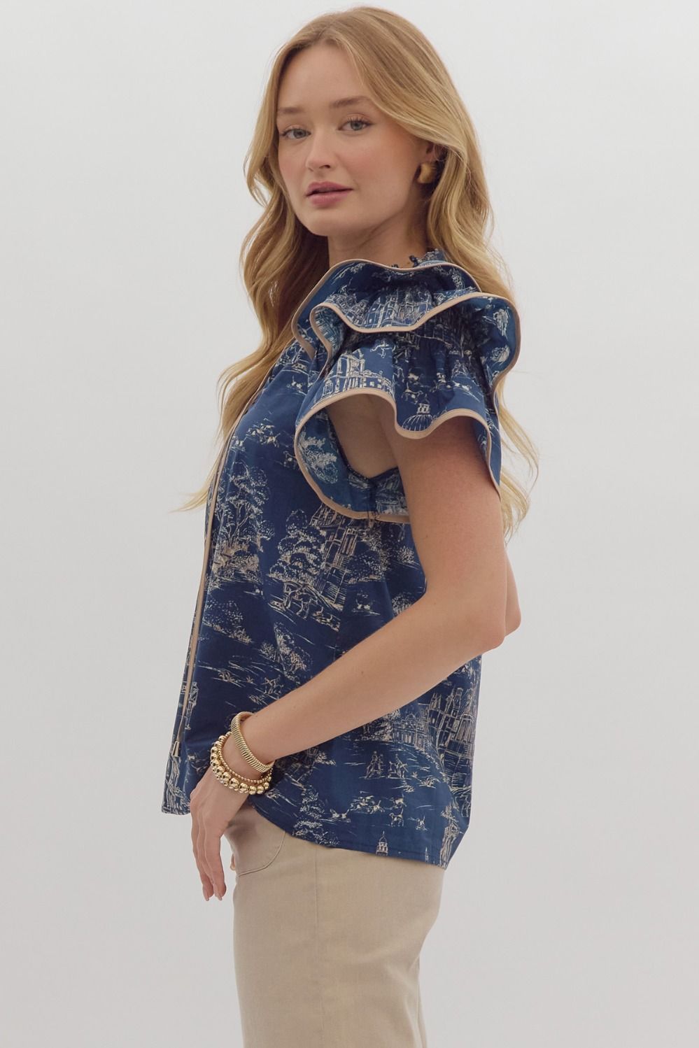 French Ruffle Top