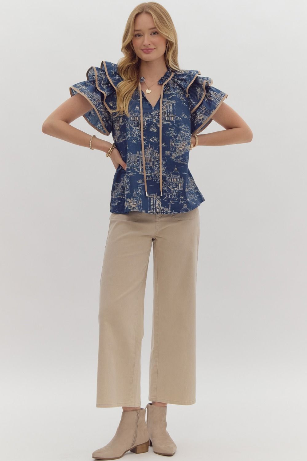 French Ruffle Top
