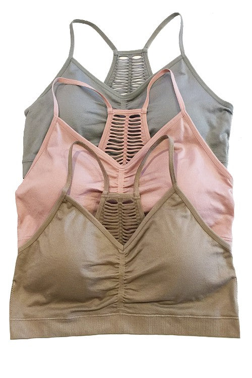 Seamless Bralette in Taupe