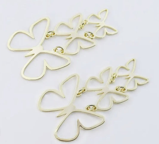 Triple Butterfly Gold by Treasure Jewels