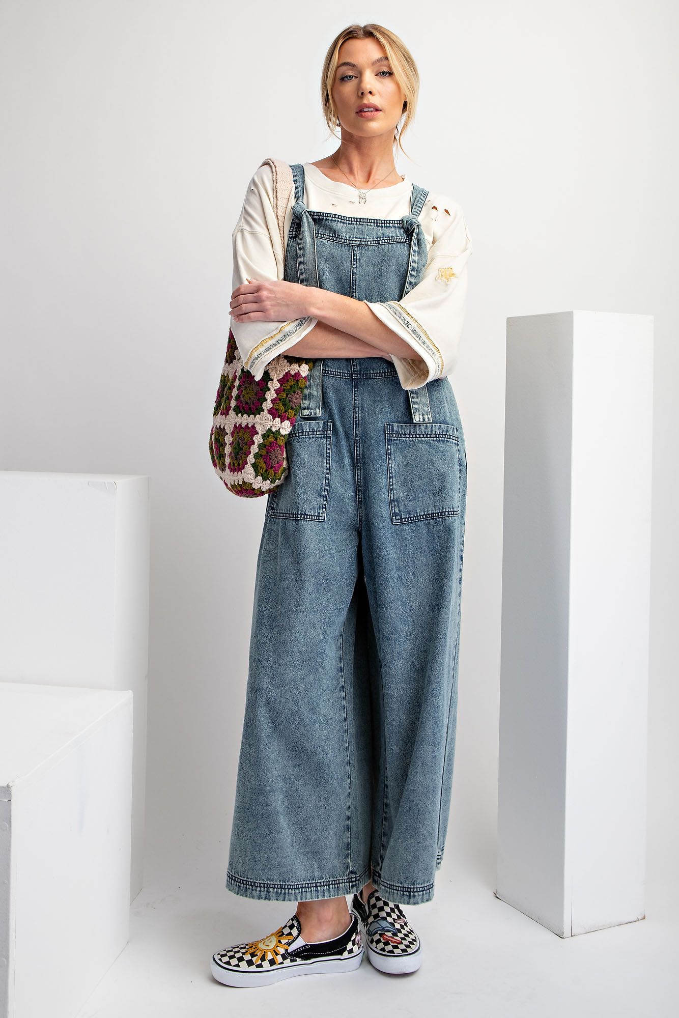 The Washed Denim Overall