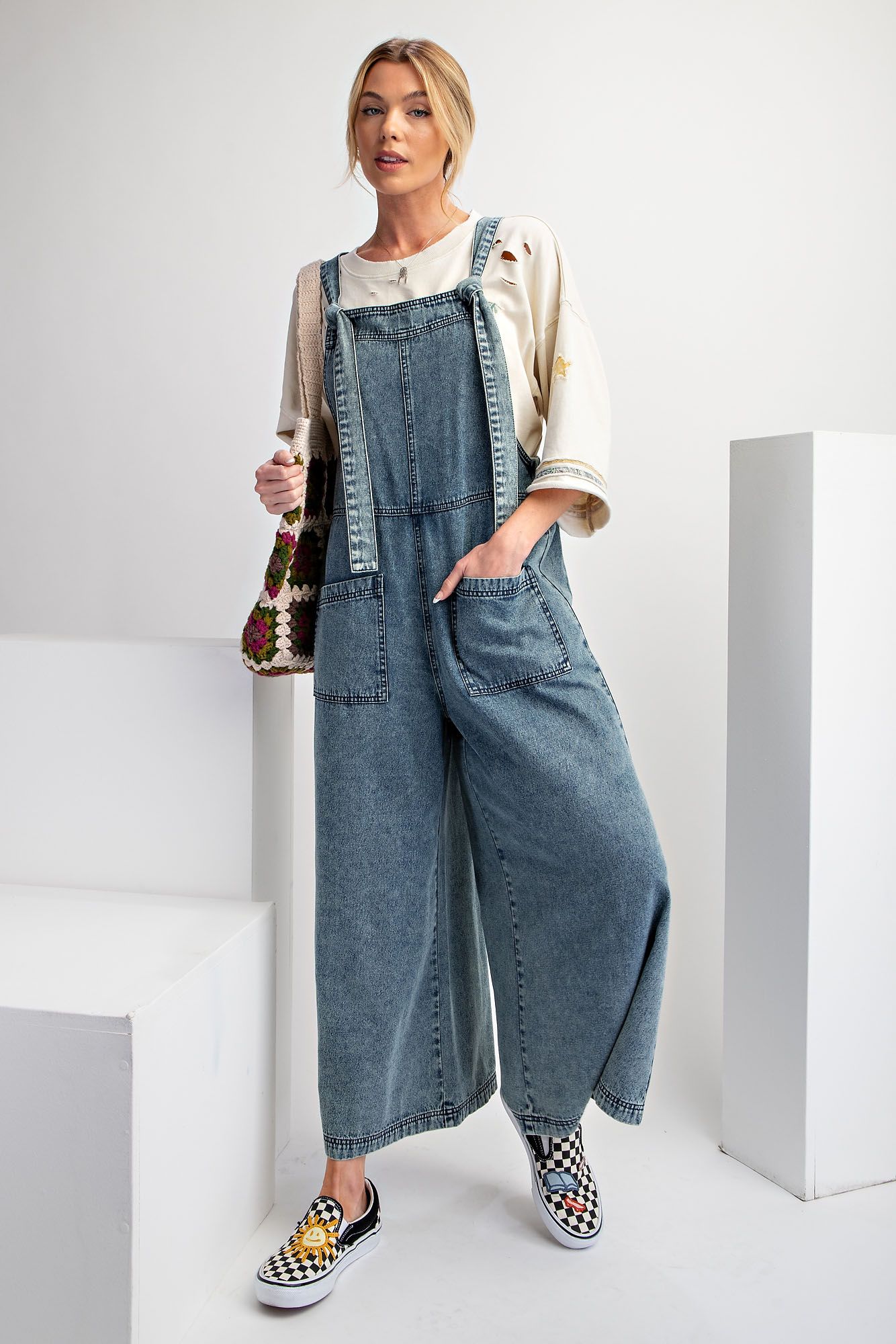 The Washed Denim Overall