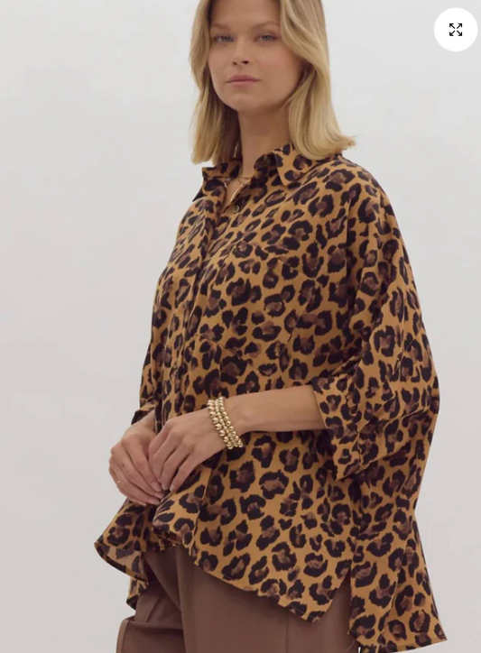 Wild Things Leopard Top