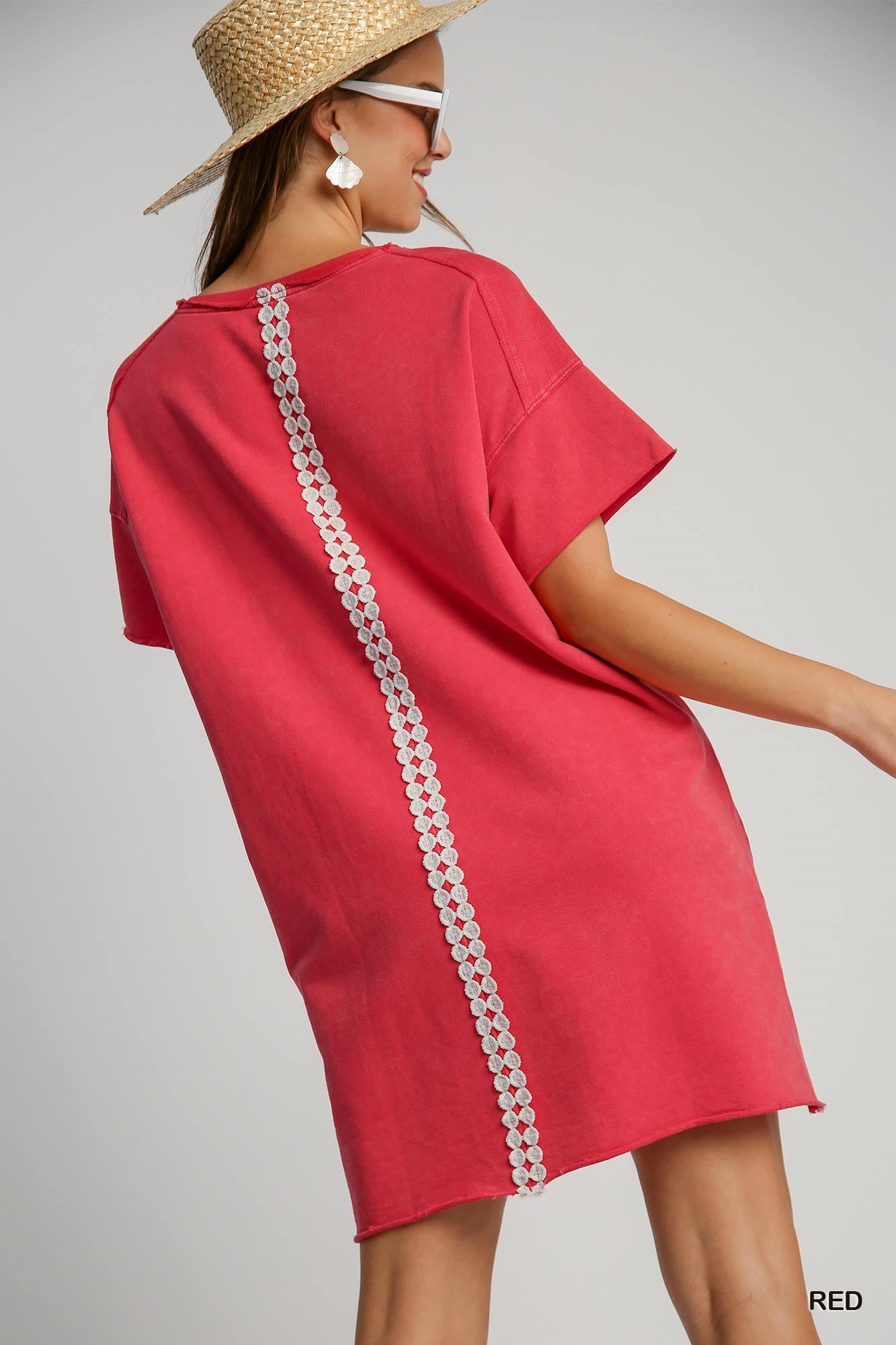 Groovy Lace Applique Dress