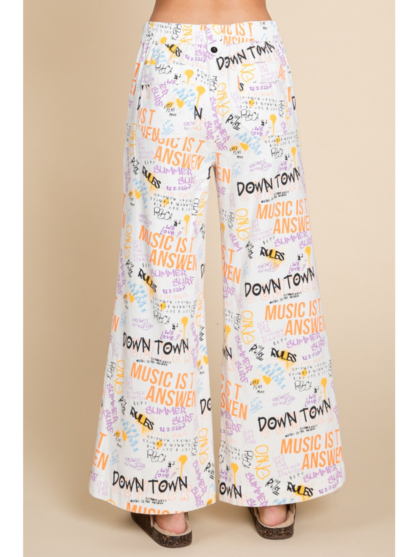 Music Lover Wide Leg Pants