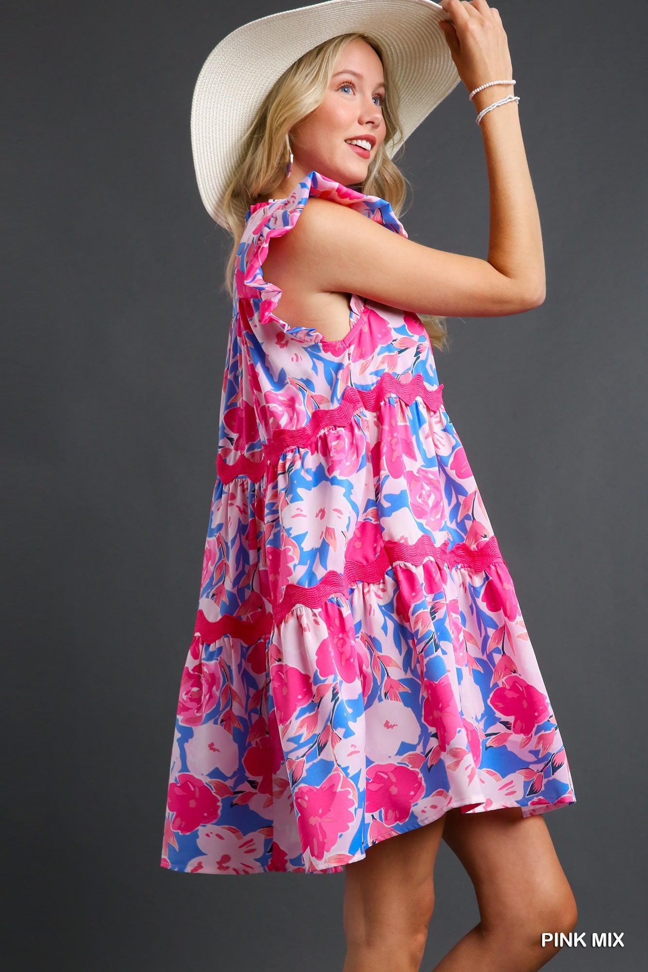 Penelope Pink Floral Print Dress