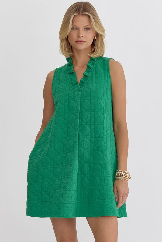 Kelle Textured Sleeveless Dress